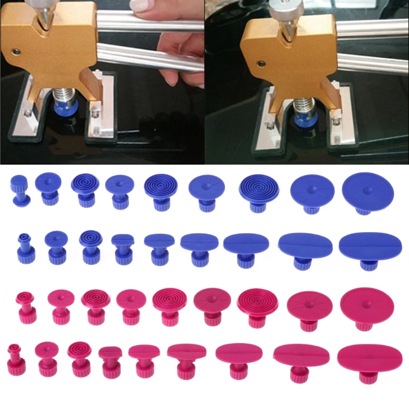 

Tools Dent Removal Paintless Dent Repair Tools Car Body Repair Kit Dent Puller Glue Tabs Suction Cup Tool Set