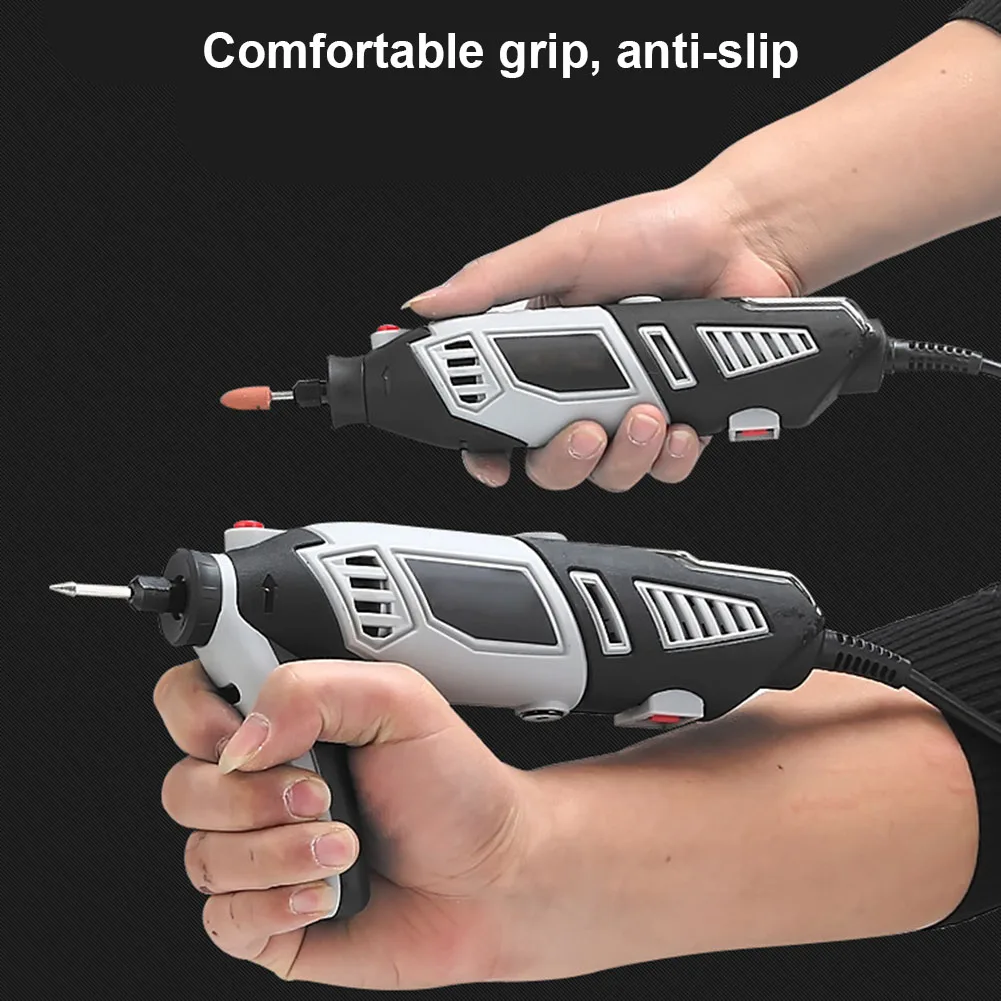 

180W Electric Hand Drill Grinder Kit Rotary Tool Mini Electric Grinder Cutting Polishing Tools CLH@8