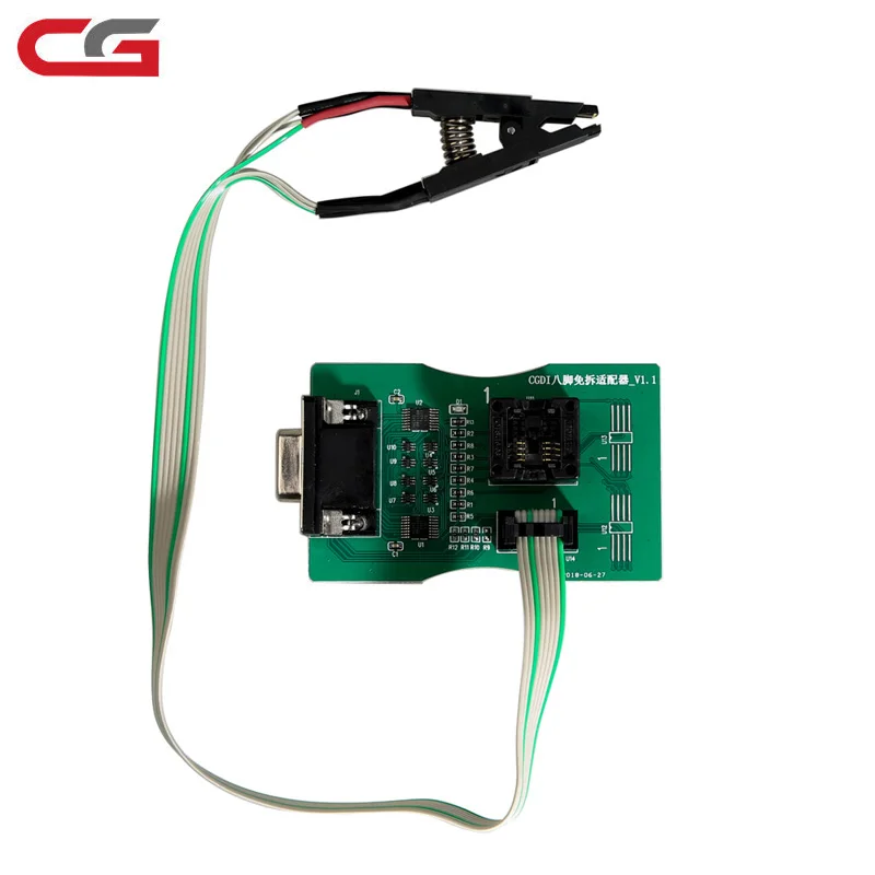 

Reading 8 Foot Chip Free Clip Adapter Work with CGDI Prog for BMW FEM/ BDC Read eight pin 95128 95256 exempt disassembly adapter