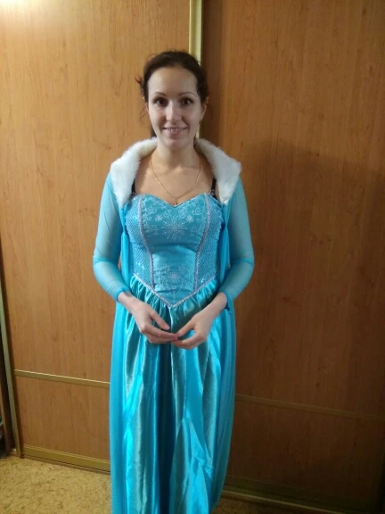 Adult Anna Elsa Princess Queen fantastic Dress Cosplay Costume Party Queen Dress Halloween Masquerade Costume Fairy (14)