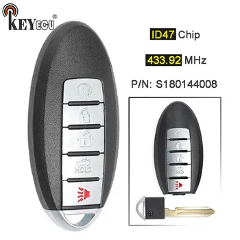 Keyforkess 433.92MHz ID47 Chip S180144008 sostituzione Smart Remote Key Fob 5 pulsante per Nissan Murano Pathfinder 2013 2014 2015 2016