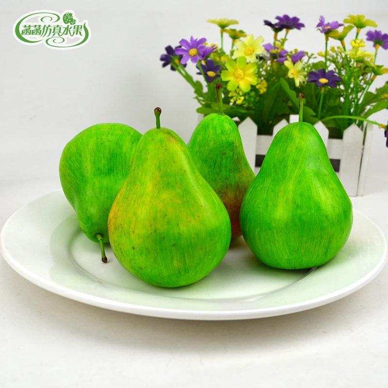 

High artificial pear green pear pineapple september2000 fake fruit model home decoration props