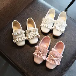 Новинка 2017 детская обувь принцессы большие цветы кеды мягкой подошвой шаг обувь для отдыха