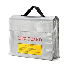 New High Quality Rc LiPo Battery Fireproof Portable Explosion Proof Safety Bag Safe Guard High Temperature