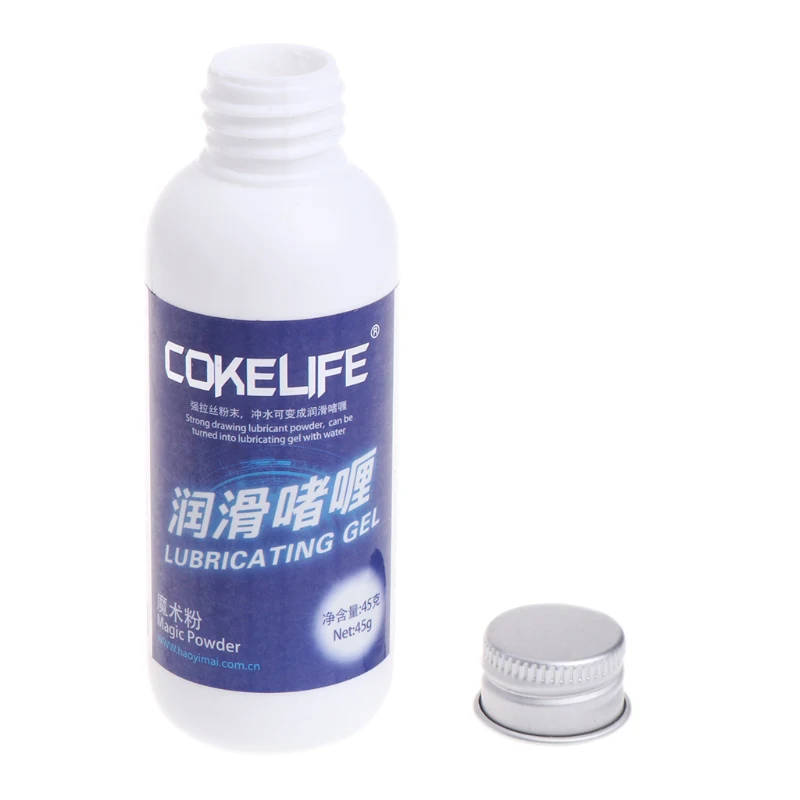 COKELIFE Magic Powder Lubricant Water Base Mixed Using with Water Oil for Vaginal Breast Anal