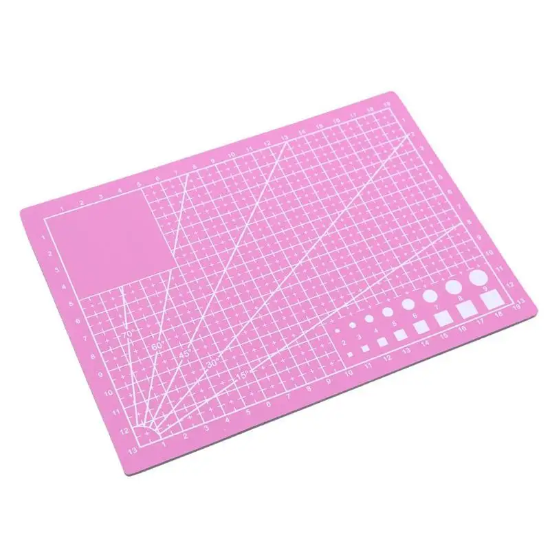 A5/A3 ПВХ бумагорез коврик для резки ткани кожа Бумага инструменты для рисования двухсторонняя Исцеление разделочная доска