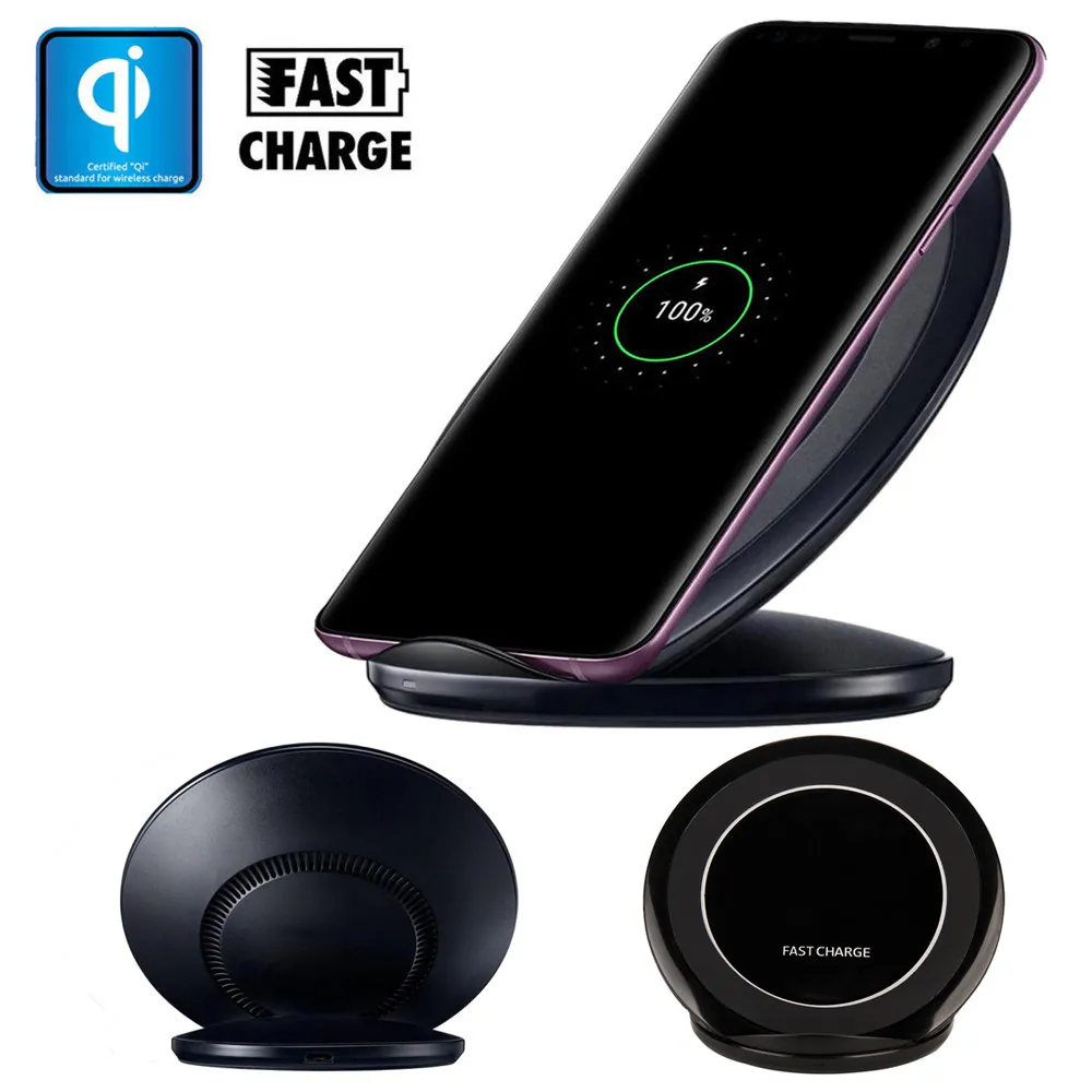 HIPERDEAL Qi Fast Wireless Charger Rapid Charging Stand Compatible For
