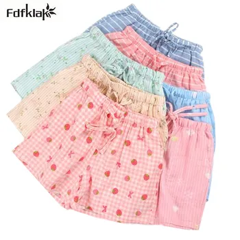 

Summer shorts women pajama pants pijama femme printing cotton sleep bottoms casual pyjamas pant sleepwear pants pajamas A647