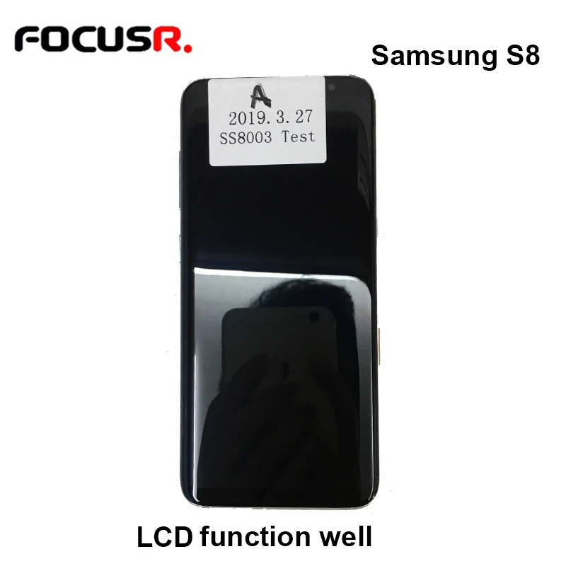 

Good Quality LCD Display Touch Screen Digitizer Assembly With Frame for Samsung S8 G950 LCD Display Parts Replacement