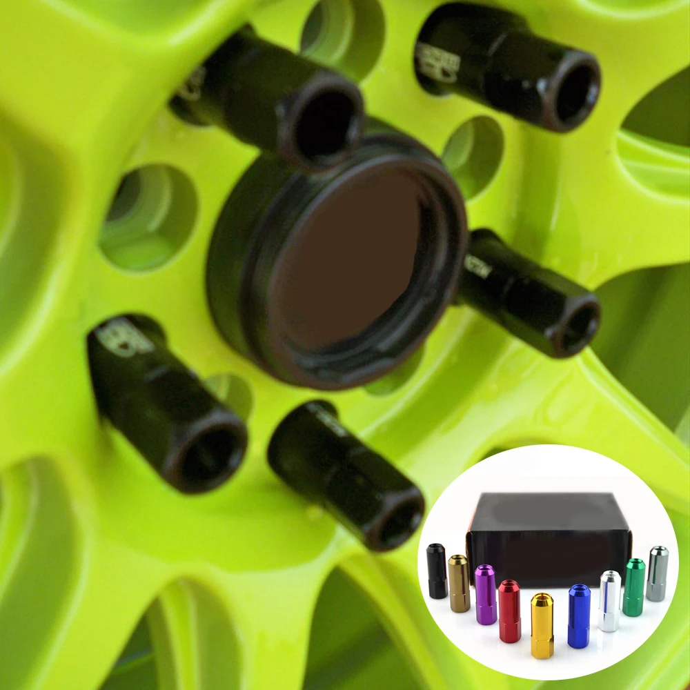 Wheel lug nuts m12x1.5 m12 x 1.25 Extended aluminum Wheel Nuts and