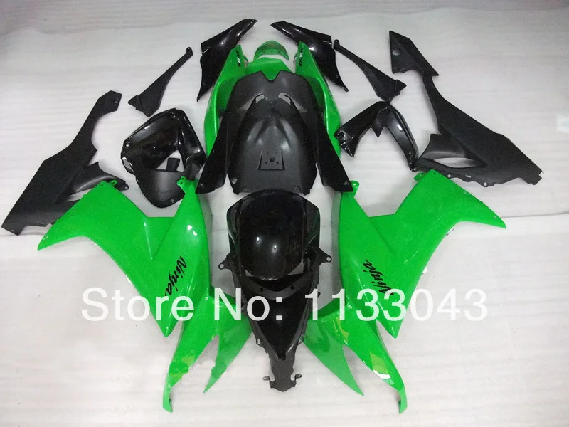 Green black Fairing parts FOR KAWASAKI NINJA ZX10R 08 09 ZX 10R 08 09