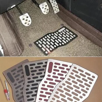 

Car Floor mats Carpet Auto Aluminum Pad Plate Pedal Foot Rest rugs for Mercedes Benz E class ECOUPE W212 W211 W210 GL X164