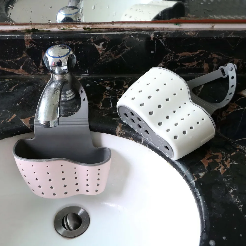 HILIFE держатель губки для ванной комнаты сумка кухонный держатель для губки в раковину скрубберы мыло стеллаж для хранения сушки Органайзер подвесная корзина