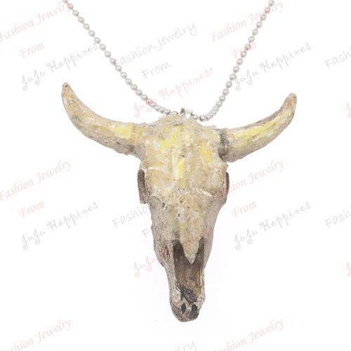 One Piece Viantage Resin Sheepshead Charm Round Beads Metal Chains 