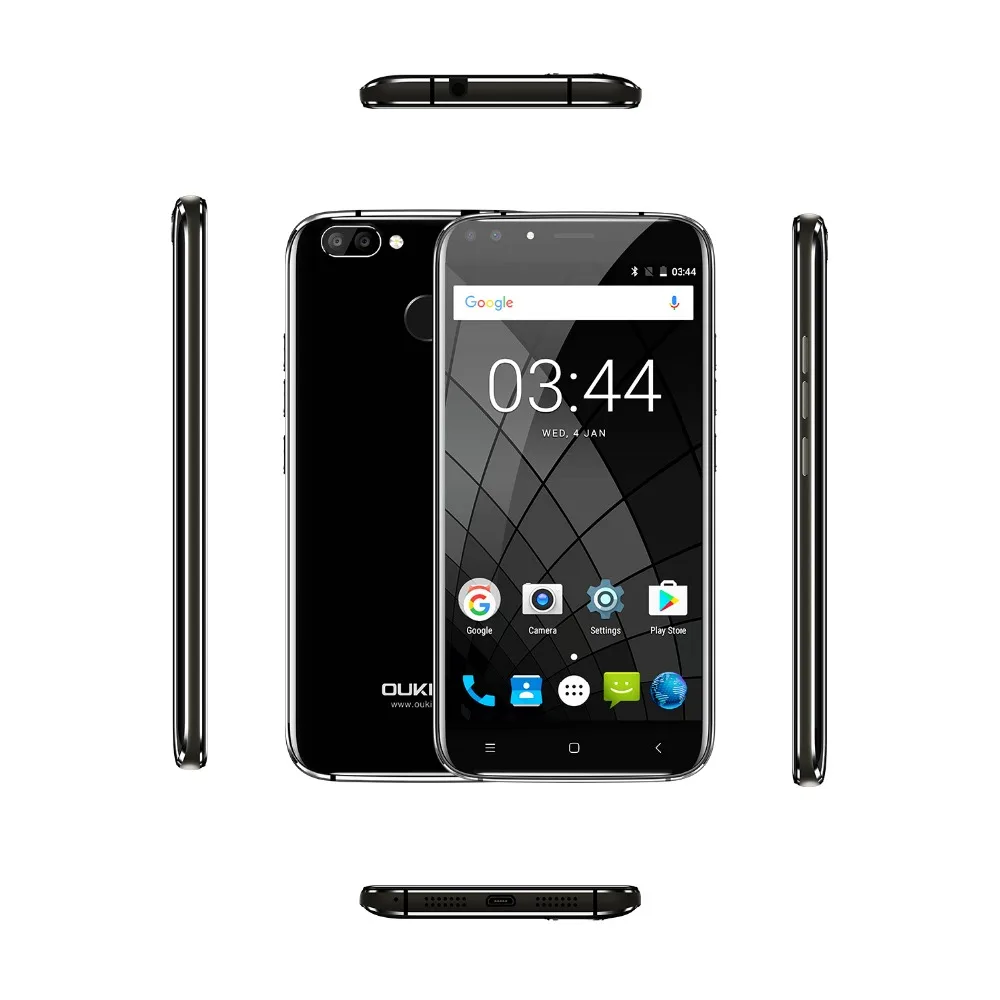 Oukitel U22 смартфон 3g 5 ''android 7 0 MTK6580 4 ядра четыре Камера 8.0MP + 5MP 2 ГБ 16 Гб отпечатков
