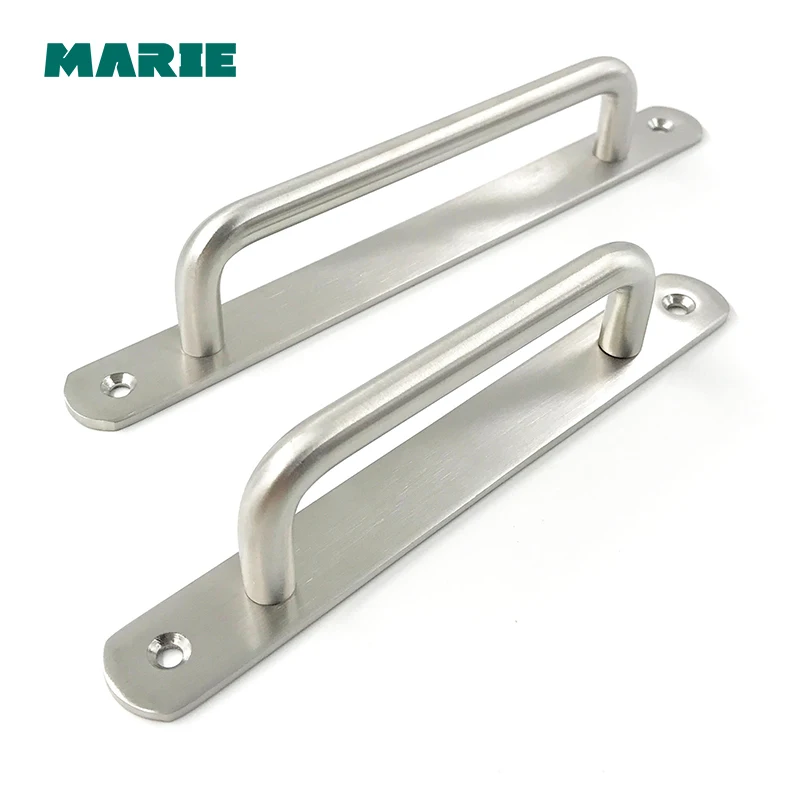 fashion deluxe furniture handles leather cabinet drawer knob black silver dresser stainless steel handle pull