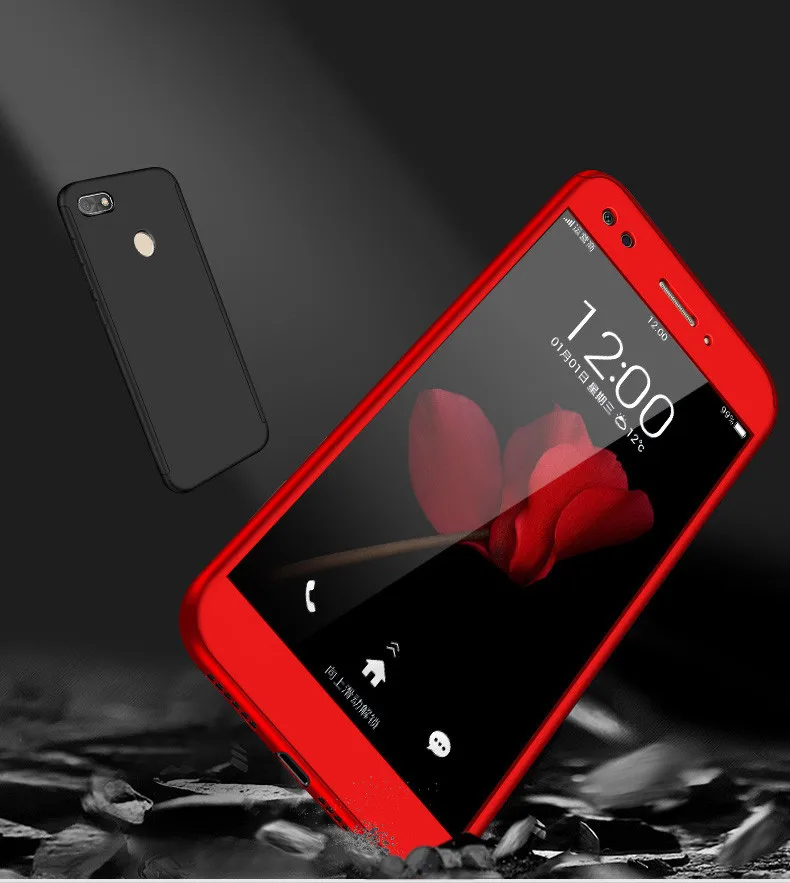 360 degree full hard case for Huawei y9 2018 honor 7c pro 7a pro 03