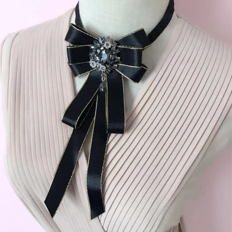 2018 Для женщин Роскошные Офисные женские туфли Свадебная вечеринка Club рубашка с воротником галстук-бабочку Интимные аксессуары модные