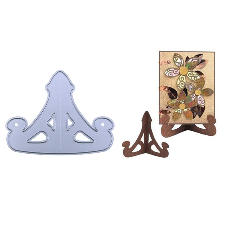 

Card Stand Easel Metal Cutting Dies Stencil for DIY Scrapbooking Cards Rack Decoration Paper Crafts Embossing Die Cuts Template