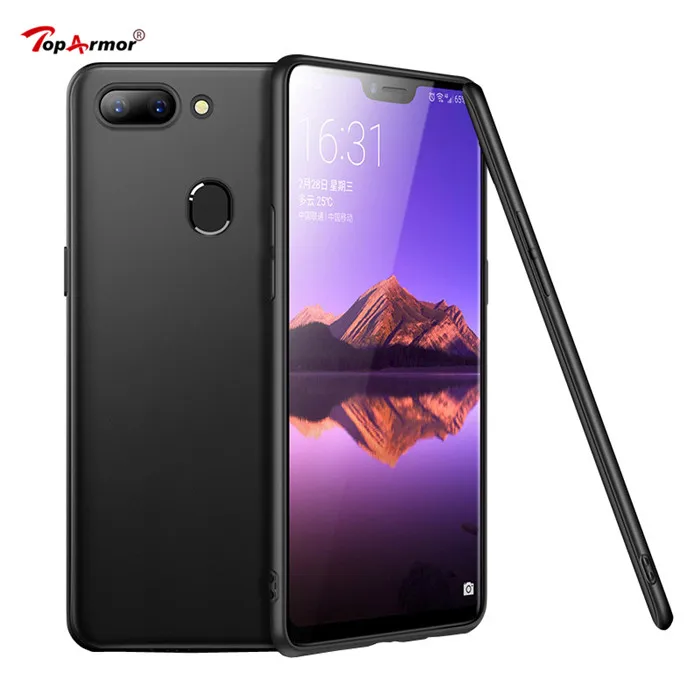 Матовый Мягкий ТПУ силиконовый матовый чехол для Oppo F3 F9 Pro A7x R9 R9S R11 R11S Plus R15 R17 Realme 1 2