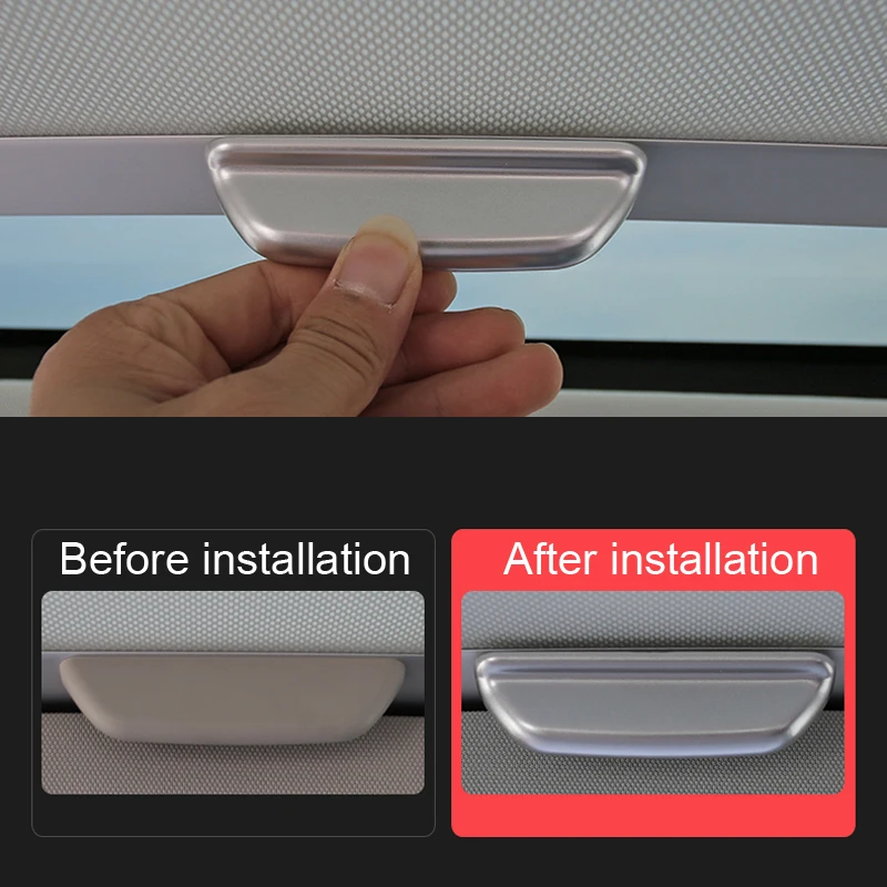 

Car accessories Interior Top Roof Handle Cover Trim ABS Matte 1pcs For VW Volkswagen Golf Mk7 2013-2018