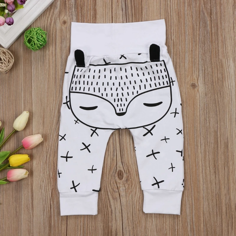 

New Style Baby Kids Boy Girl Pants Cute Harem Pants Animal Printed Toddler Trousers Bottoms Leggings