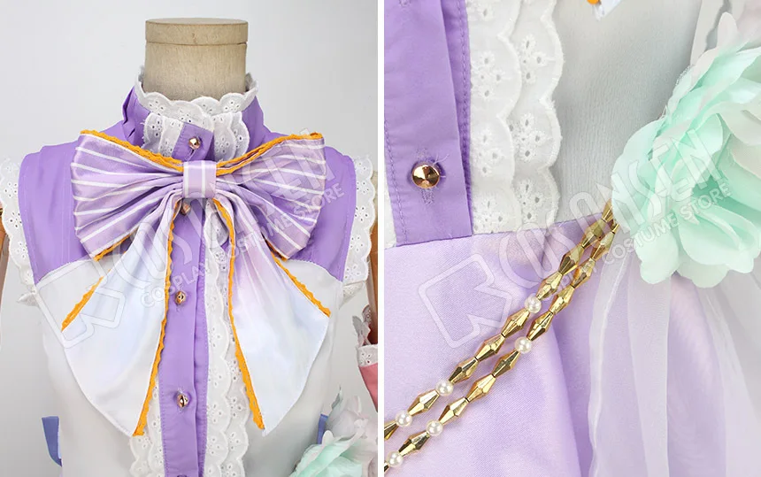 COSPLAYONSEN Love Live! Белое платье для пробуждения ко Дню Святого Валентина косплей