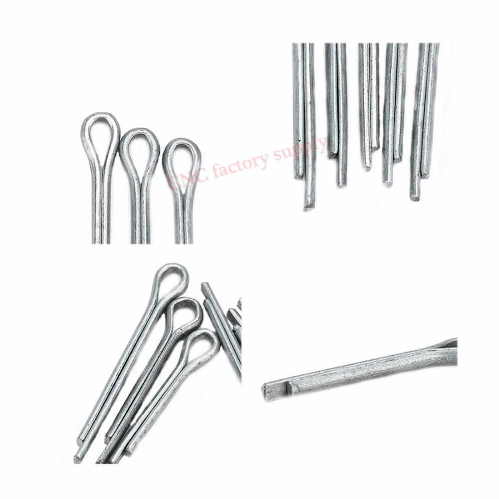 Горячая Распродажа 100 шт./лот M2.5x20mm/M3 * 20 мм/M4*25 мм/M5x35mm GB91 стальной оцинкованной шплинт A3 стальной штырь