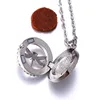 Collier magnétique en acier inoxydable, boîte parfumée arbre de vie, diffuseur d'huile essentielle aromathérapie, boîte de parfum, médaillon pendentif, bijoux ► Photo 3/6