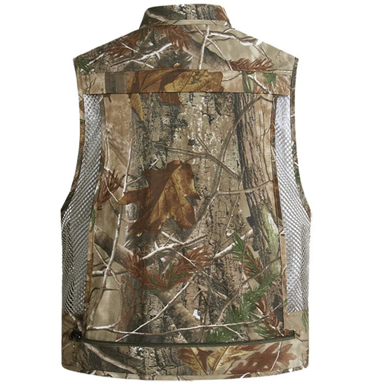 Камуфляжный жилет с несколькими карманами для рыбалки и охоты|waistcoat|waistcoat vest |