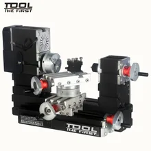 Thefirsttool TZ20002MR большой мощности мини металлический токарно-ротационный станок 12000 об/мин 60 Вт двигатель большой радиус обработки DIY инструмент детский подарок