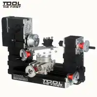 Thefirsttool TZ20002MR Big Power Mini Metal Rotating Lathe 12000rpm 60W Motor Larger Processing Radius DIY Tool Children's Gift