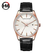 Hannah Martin Japan Quartz Movement High Quality Watch Men Leather Strap Calendar Waterproof Men Ladies Watches Dropshipping Hannah Martin Japan Quartz Movement High Quality Watch Men Leather Strap Calendar Waterproof Men Ladies Watches Dropshipping