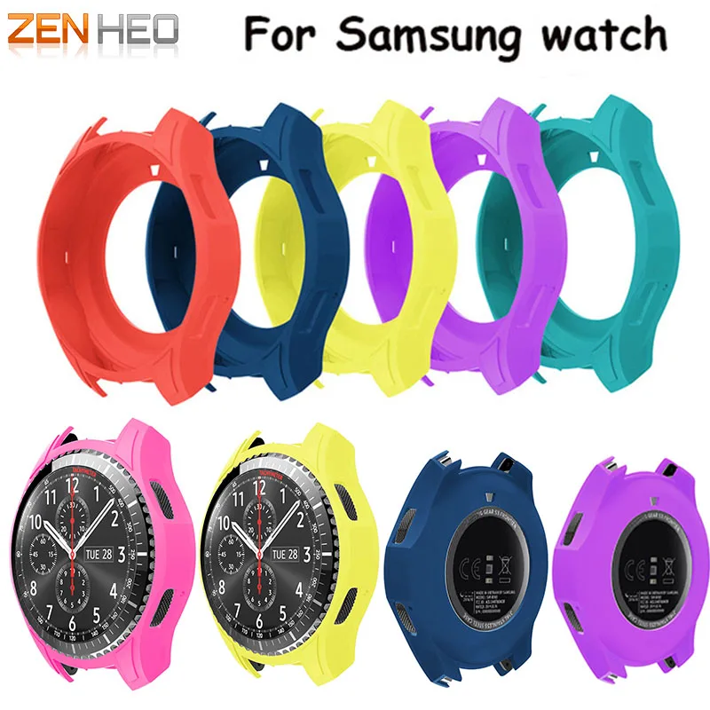 

Silicone Smartwatch Protection Cover Protect rubber band cover for Samsung Galaxy Gear S3 frontier R760 watch Protective Case