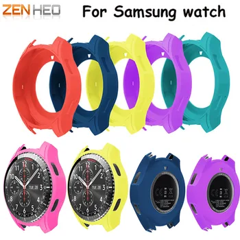 

Silicone Smartwatch Protection Cover Protect rubber band cover for Samsung Galaxy Gear S3 frontier R760 watch Protective Case