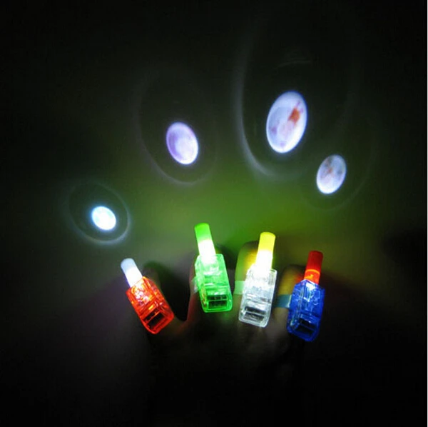wholesale 200pcs/lot Colorful laser light beams finger lights led