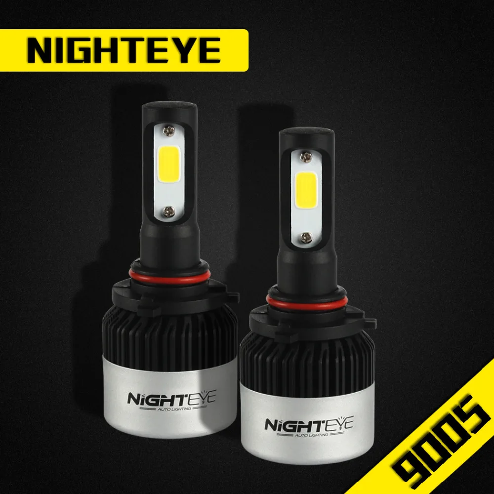 NIGHTEYE 9005 72 Вт/комплект 9000лм белый 6500 к COB светодиодный противотуманный фонарь