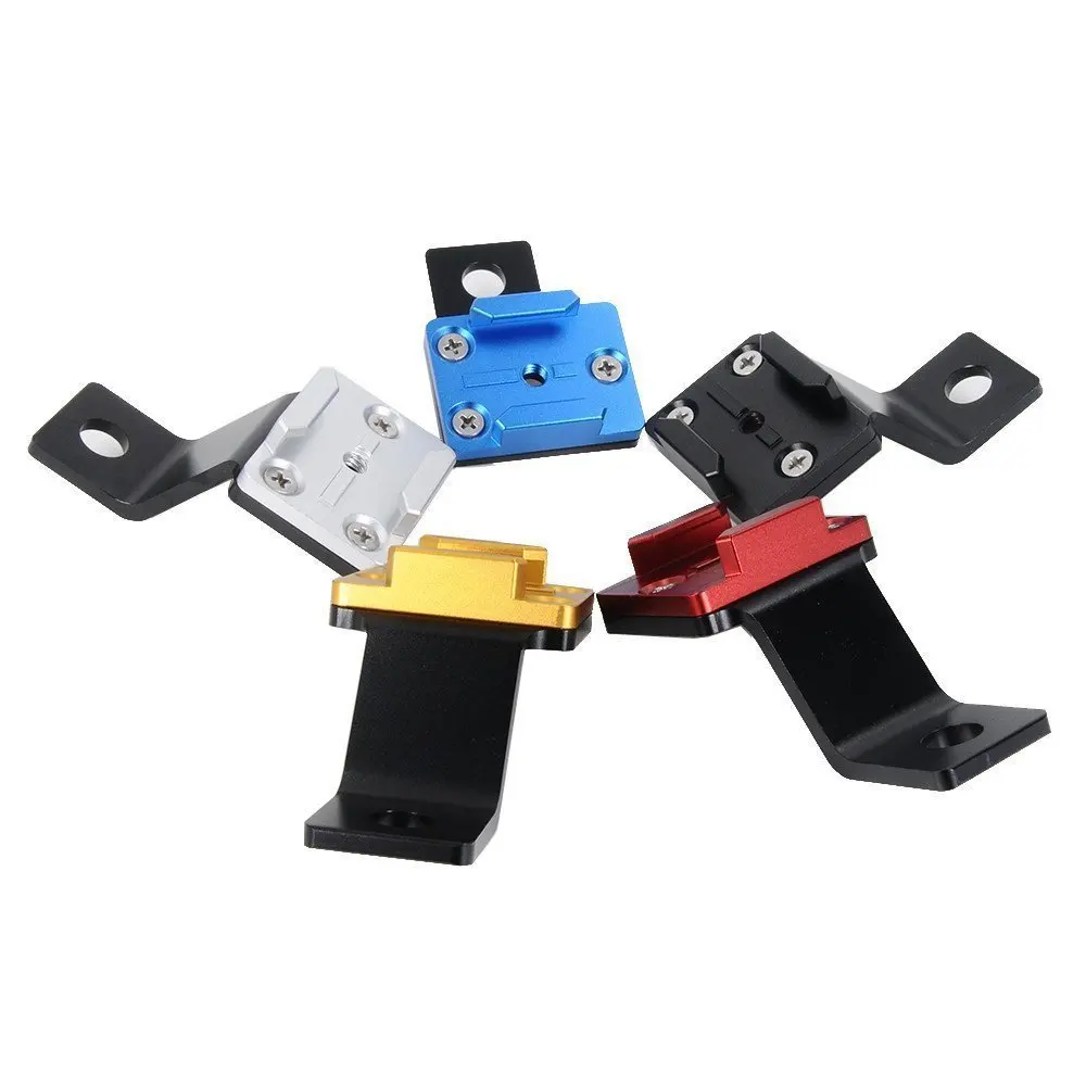 

Kaliou Camera Aluminum Holder Adapter for Go Pro Rearview Bracket Mount for Gopro 6 5 4 3 2 1 Sj4000 Xiaomi Yi Accessories