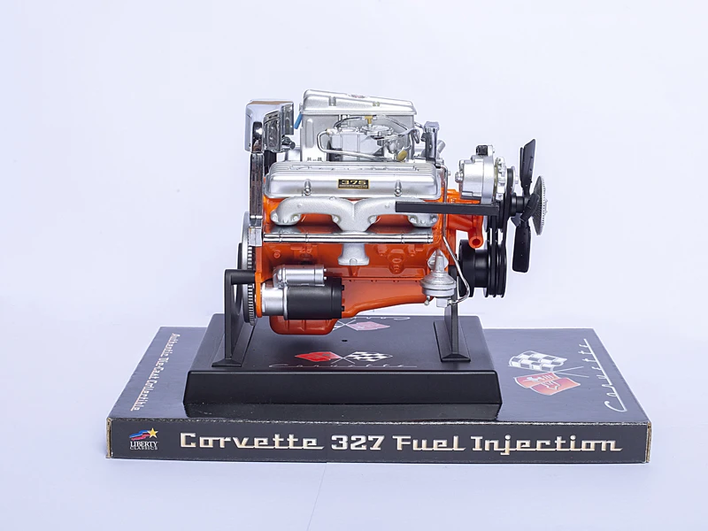 Редкий 1/6 CORVETTE 327 впрыска топлива LIBERTY Аутентичные литой модели двигателя|engine