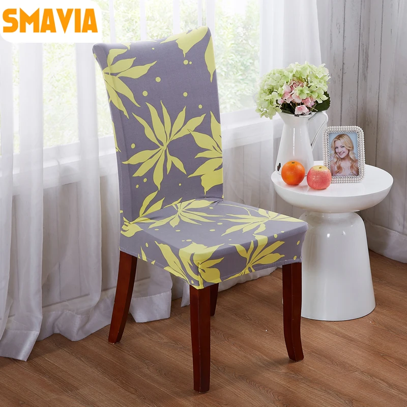 Popular Fabric For Dining Chairs-Buy Cheap Fabric For Dining SMAVIA New Arrival Spandex Dining Chair Cover 100% Polyester Printed Fabric for Hotel Home Elastic - Popular Fabric For Dining Chairs-Buy Cheap Fabric For Dining
