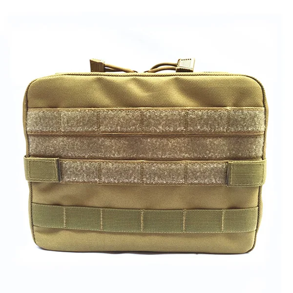 Открытый военный охотничий MOLLE Admin Pouch тактический чехол мульти Медицинский Набор сумка утилита Чехол Для Кемпинга прогулки верховой езды - Цвет: TAN