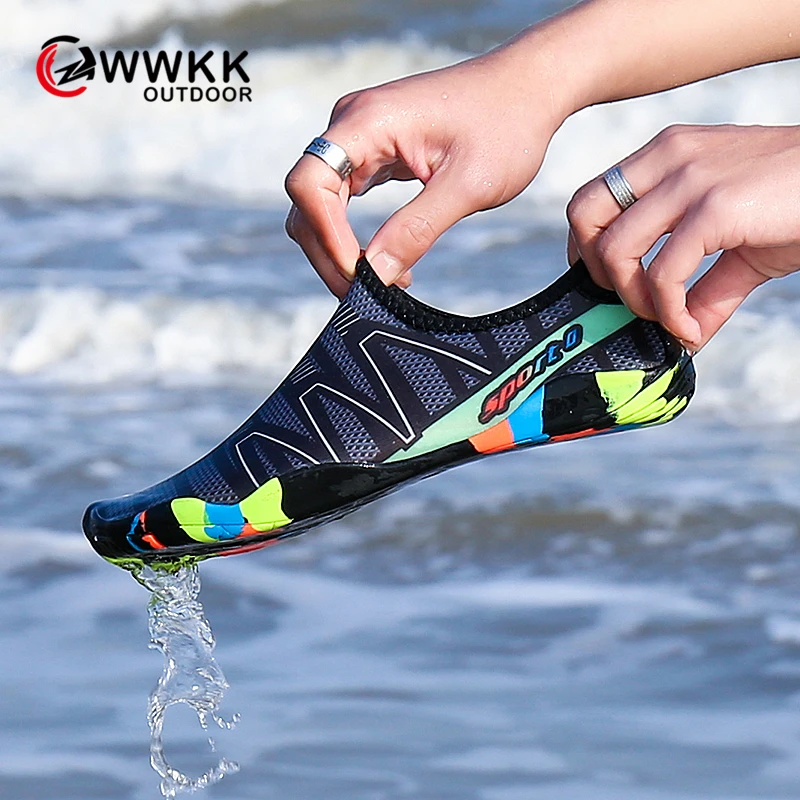 WWKK رياضية السباحة أحذية امرأة الرياضات المائية المنبع أكوا تصفح نعال شاطئ ضوء الأحذية الرياضية للرجال النساء WWKK رياضية السباحة أحذية امرأة الرياضات المائية المنبع أكوا تصفح نعال شاطئ ضوء الأحذية الرياضية للرجال النساء