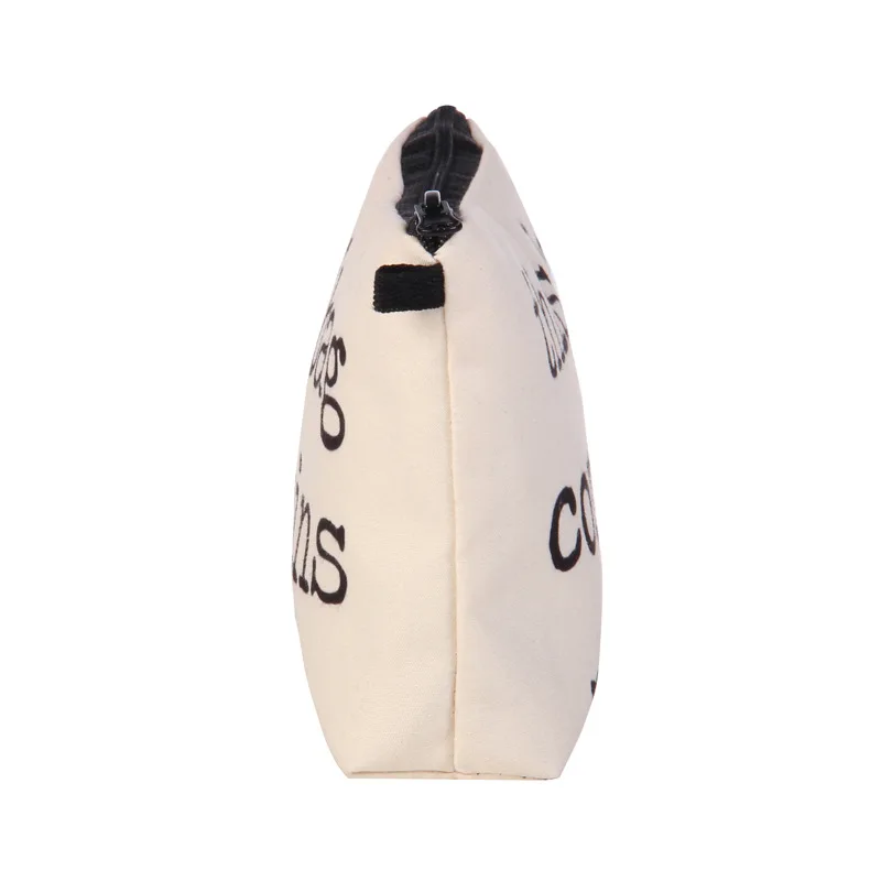 

Personality Gift Pencil Bag Letter Printing Lady Cosmetic Bag Clutch Multi-function Storage Bag