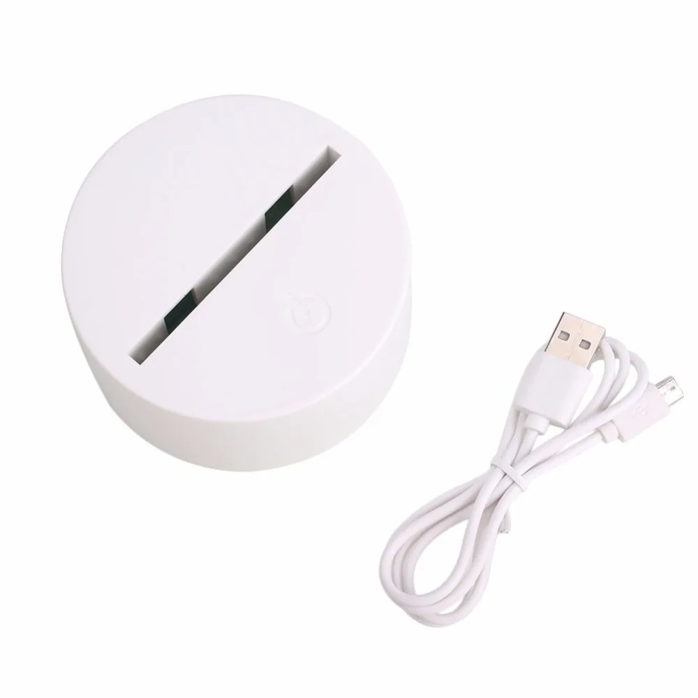Buy 7 Colors Touch Lamp Base For 3D Night Light LED