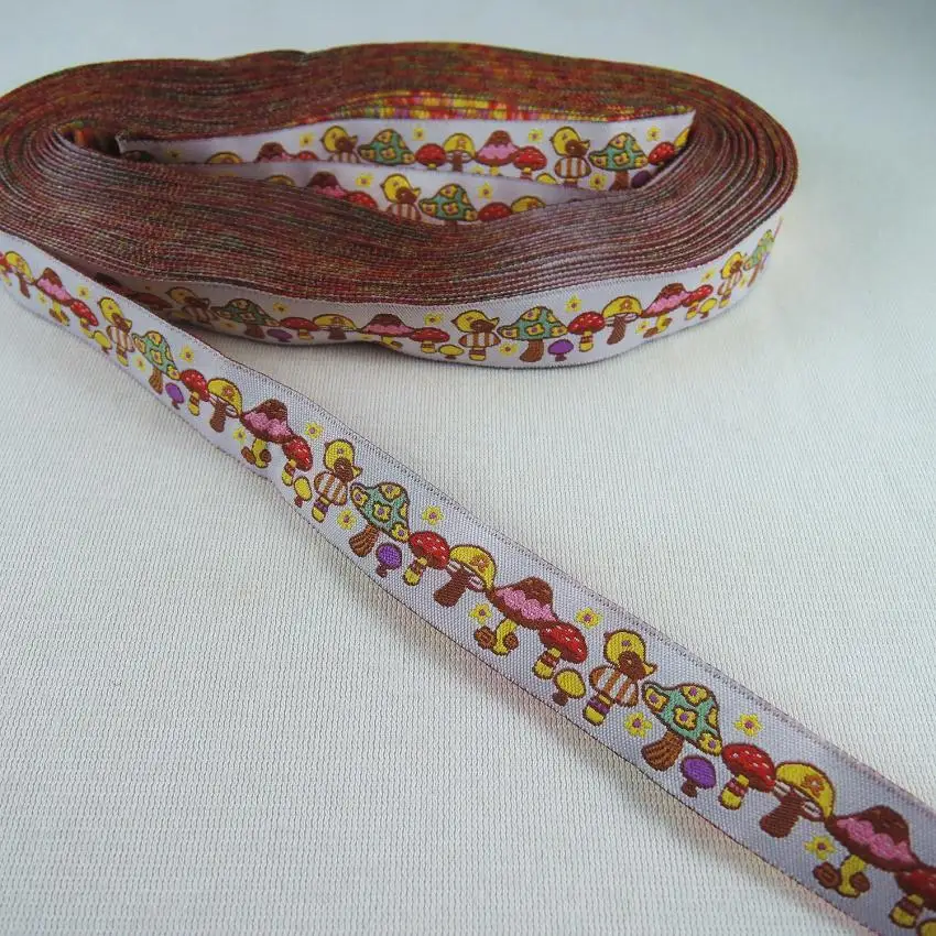 Buy 5/8" 16mm 100 Polyester Woven Jacquard Ribbon DIY Handmade Materials