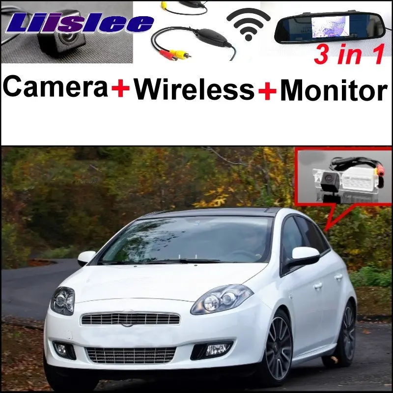 

Liislee 3 in1 Special Rear View Camera + Wireless Receiver + Mirror Monitor Parking System For FIAT Bravo Brava Ritmo 2007~2015