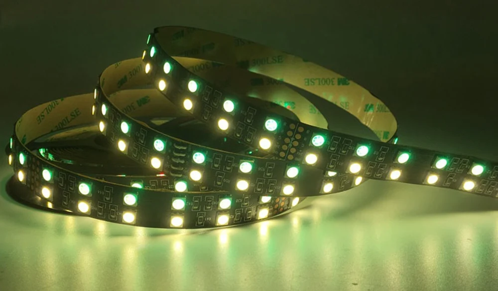 Conduziu a Tira Conduziu a Fita de Néon Flexível da Luz a Fileira Dobro Impermeável Leds - m 5 Dc12v 24 v Rgbw Rgbww Branco Quente Rgb 5050 120 15 High Quality Luzes e Iluminação