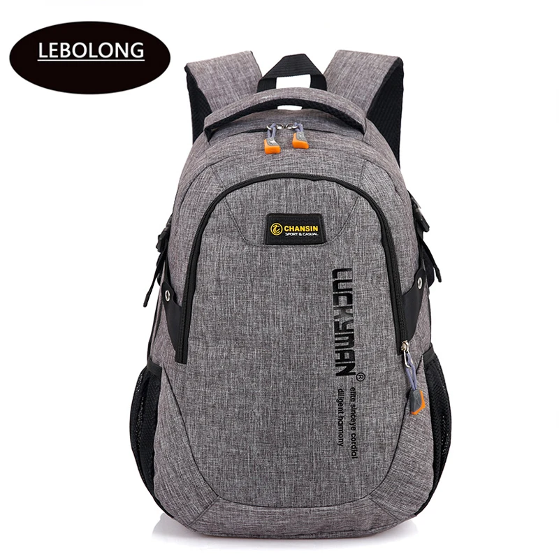 

Lebolong Unisex Packsack Large Capacity Student backpack Fashion Leisure Nylon 14Inch Computer Rucksack For Teenagers Packsack