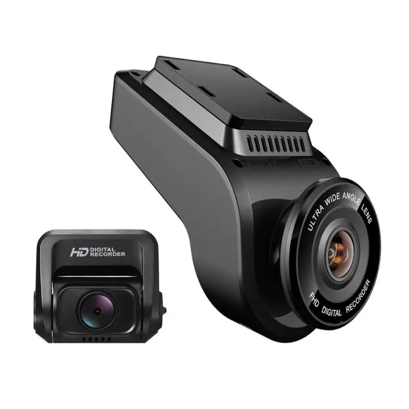 VODOOL T691C Mini " 4 K 2160 P/1080 P FHD Автомобильный видеорегистратор с объективом 170 градусов Автомобильный видеорегистратор WiFi gps видеорегистратор ночного видения - Название цвета: Dual Lens