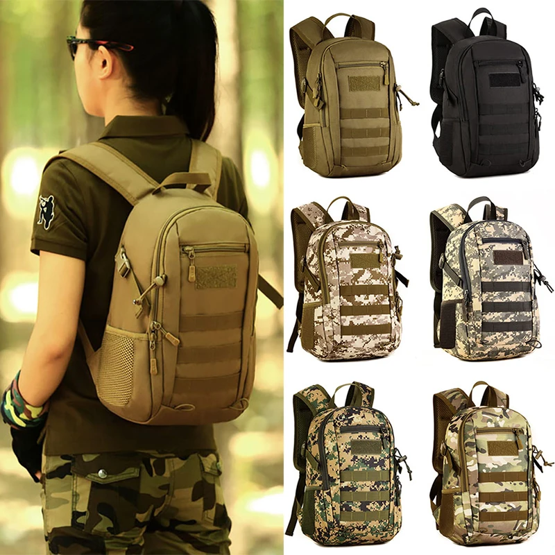  Mini 12L Military MOLLE Backpack Rucksack Gear Assault Pack Student School Traveling sport backpack